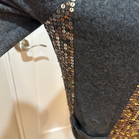 SOLD Nanette Lepore symphony sequin cardigan L ASO Gossip Girl Serena - Picture 3 of 6